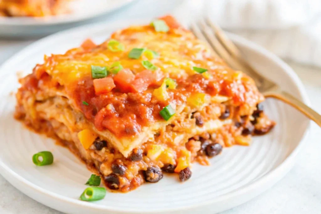Ground Turkey Enchilada Casserole