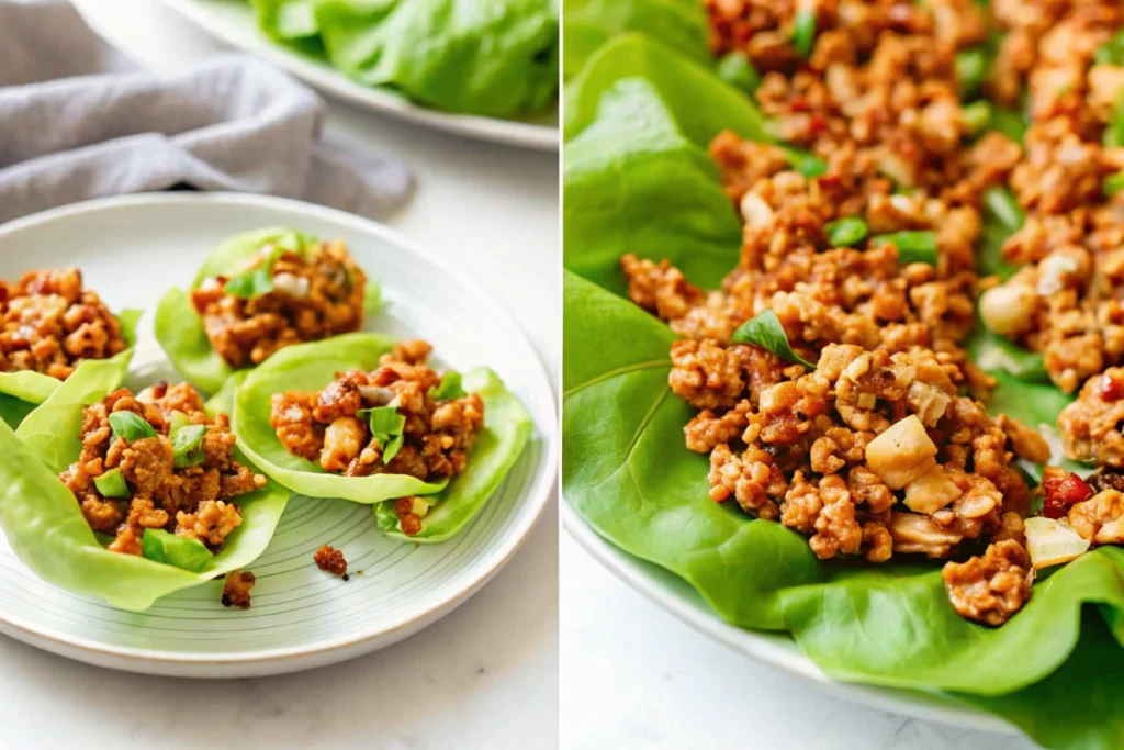 Ground Turkey Lettuce Wraps