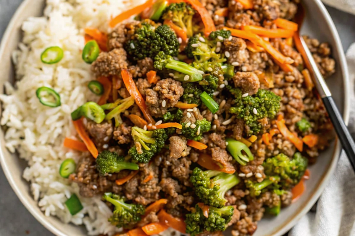 Ground Turkey Teriyaki