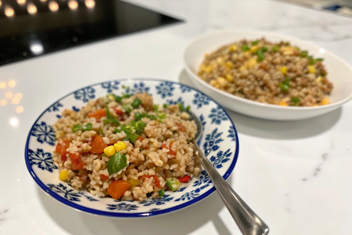 Ground Turkey and Rice Skillet