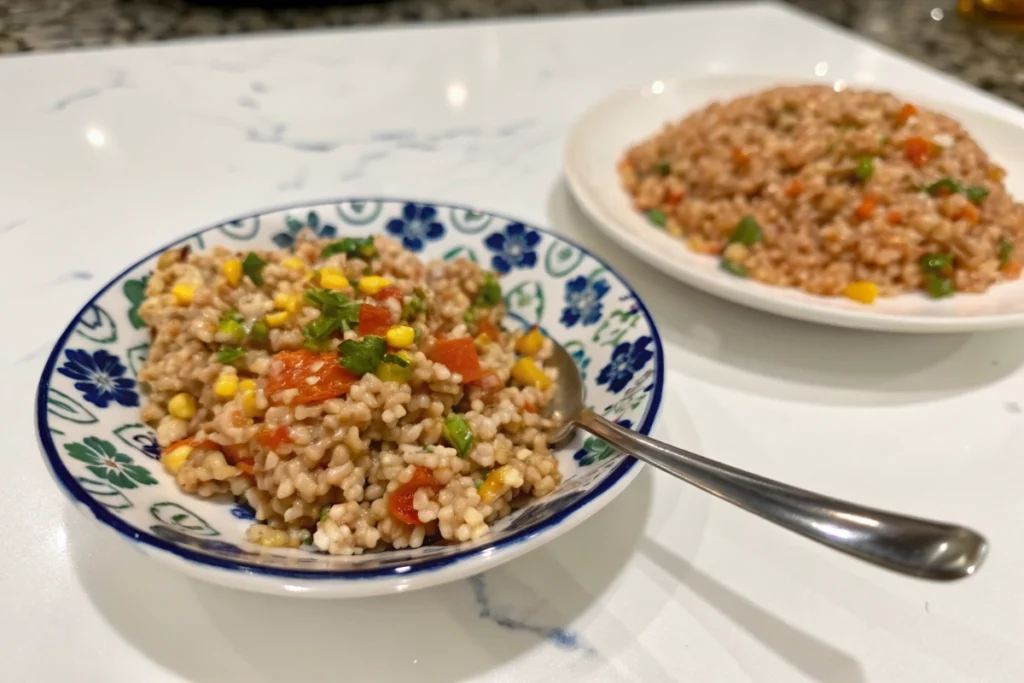 Ground Turkey and Rice Skillet