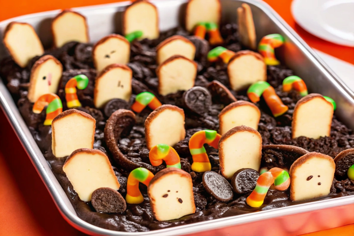 Haunted Graveyard Cake