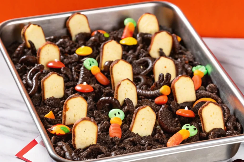 Haunted Graveyard Cake