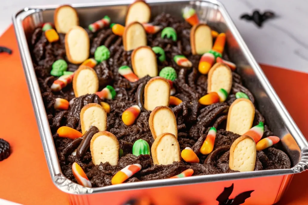 Haunted Graveyard Cake