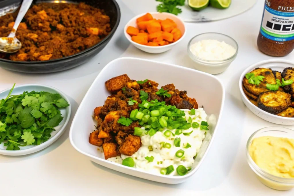 High-Protein Ground Beef Power Bowl