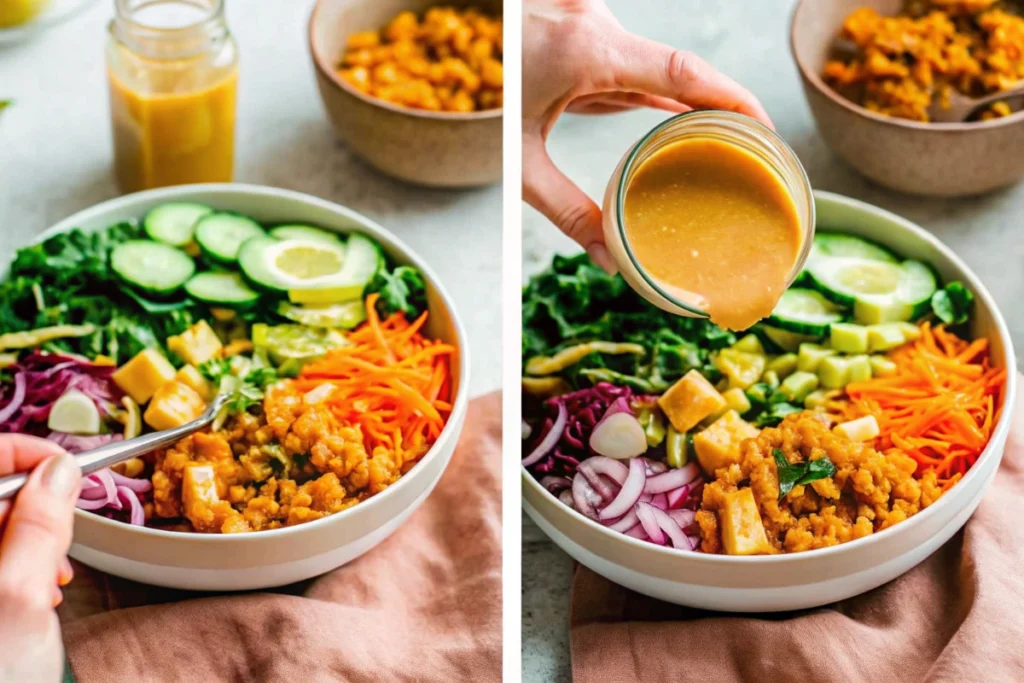 High-Protein Ground Turkey Peanut Bowls