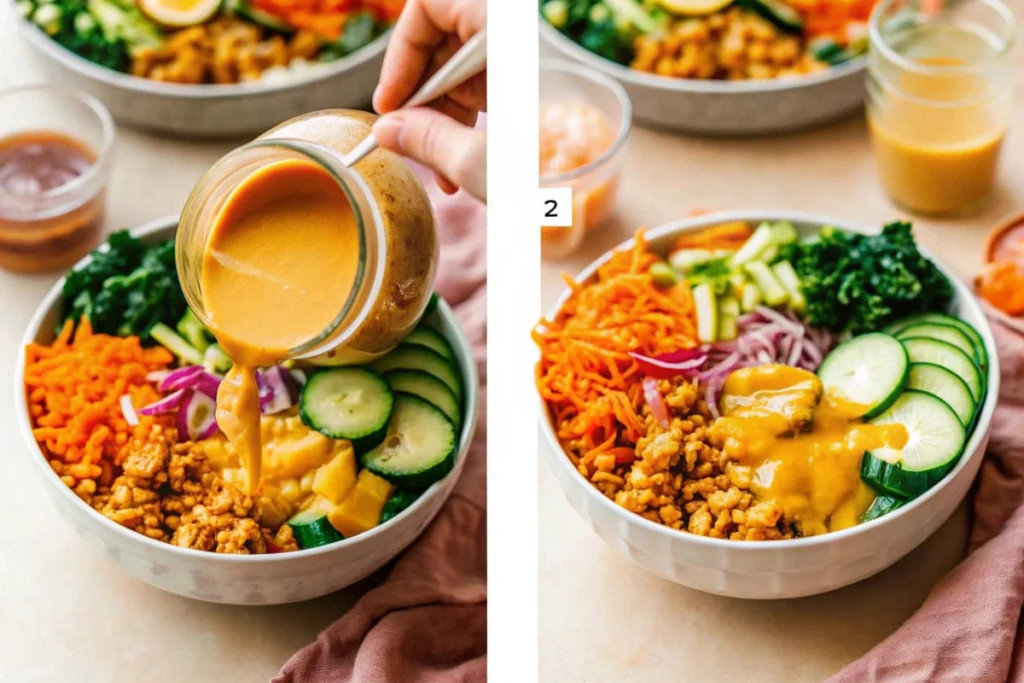 High-Protein Ground Turkey Peanut Bowls