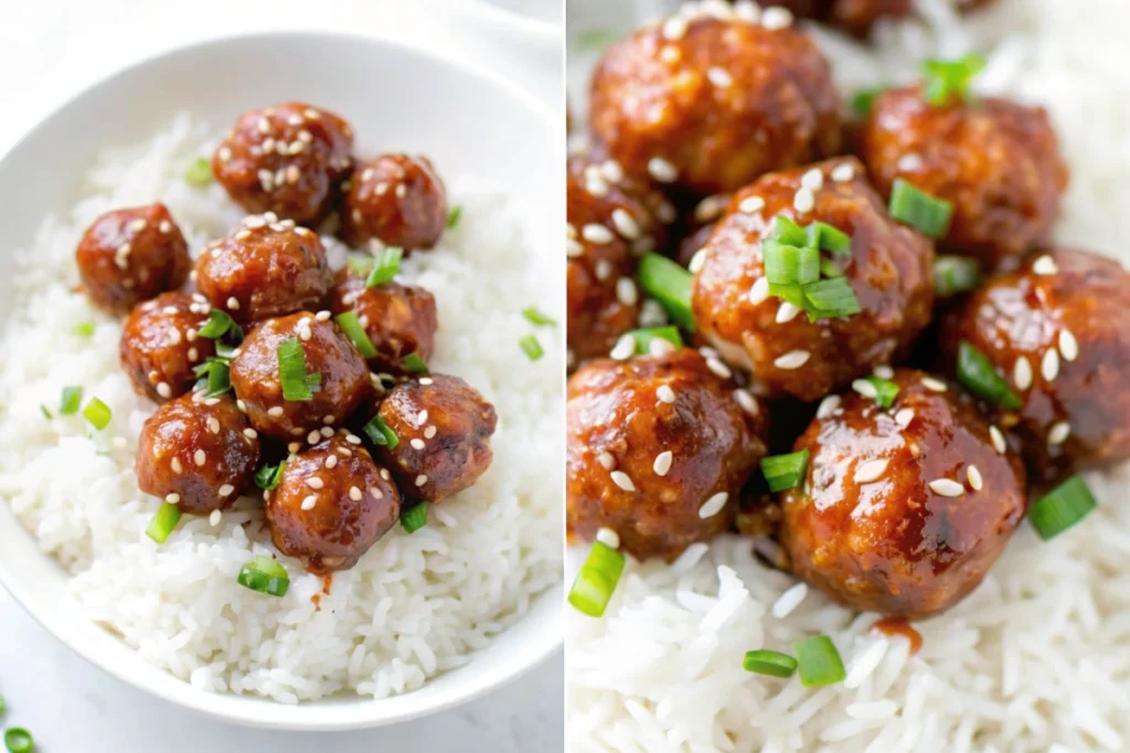 Honey Teriyaki Turkey Meatballs