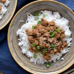 Korean Ground Turkey and Rice Bowls