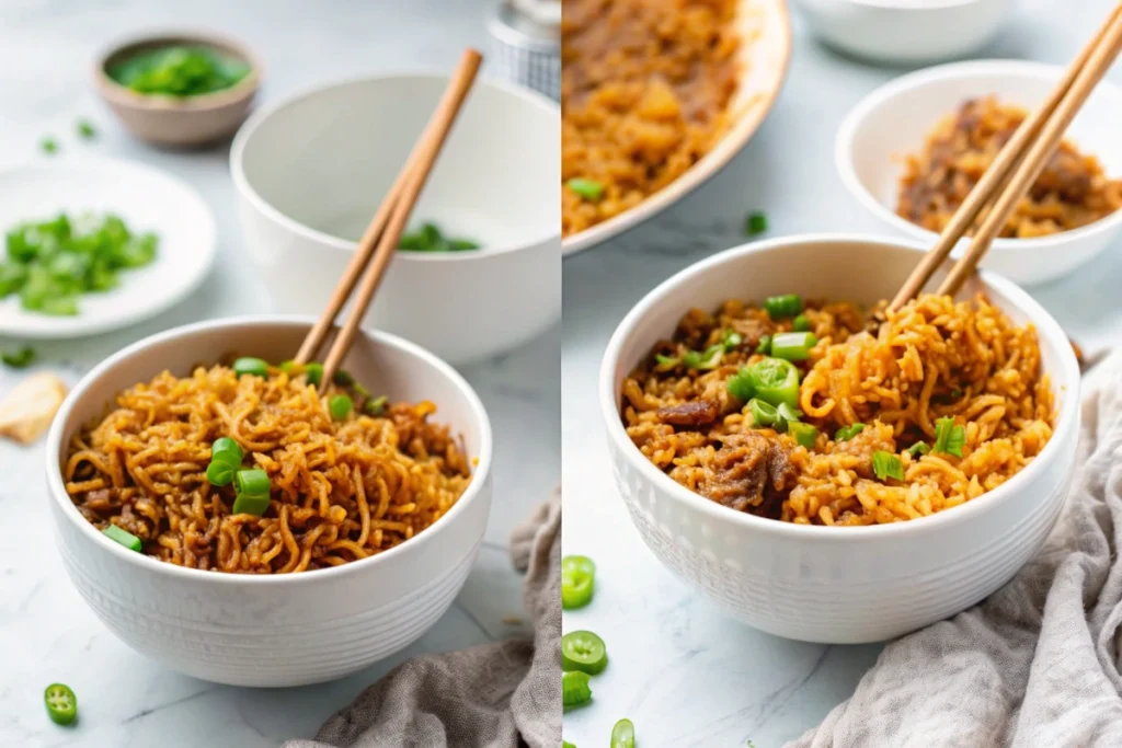 Korean-Style Ground Beef Ramen