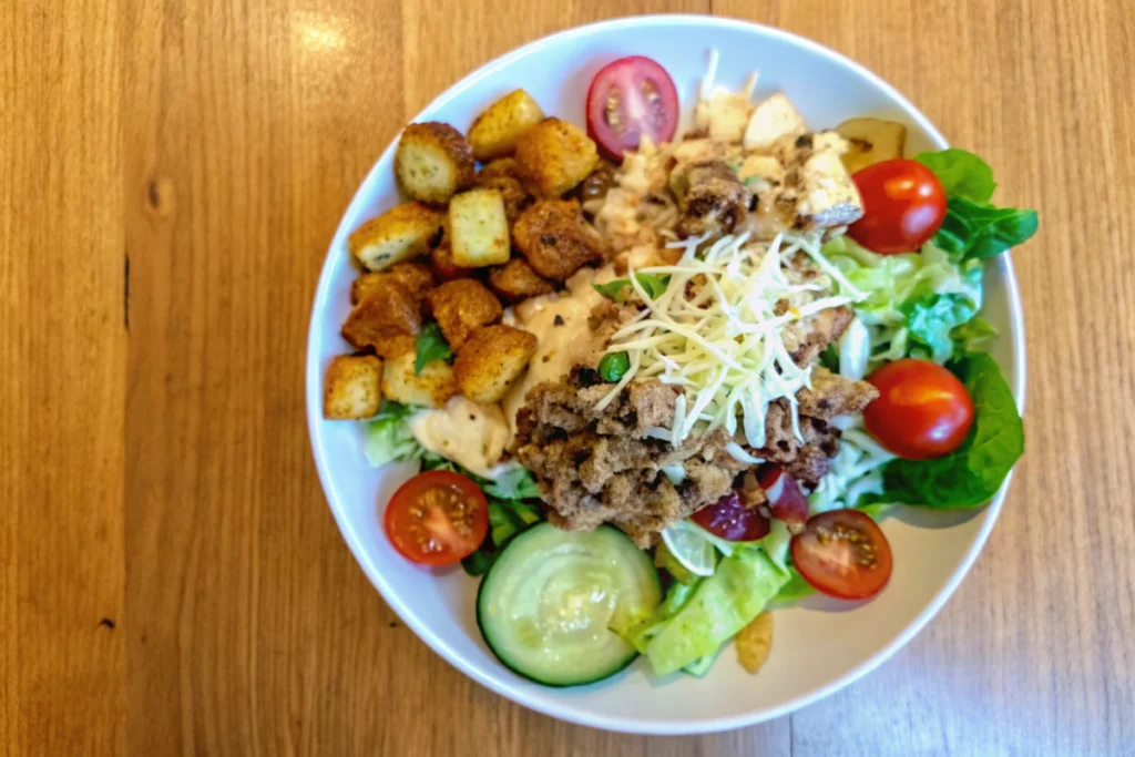 Loaded Burger Bowl