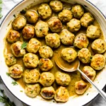 Maple Mustard Turkey Meatballs