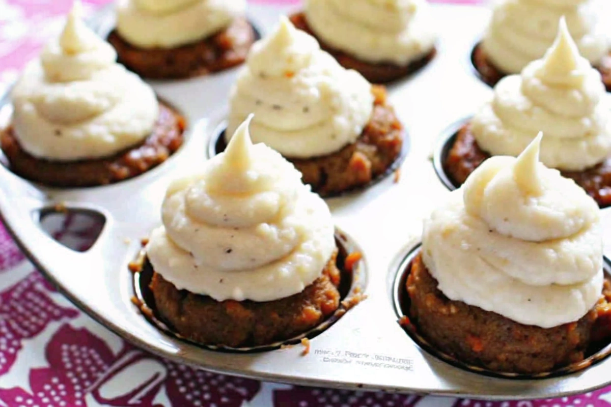 Meatloaf Muffins with Mashed Potato Frosting