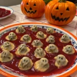 Mini Meatloaf Ghosts