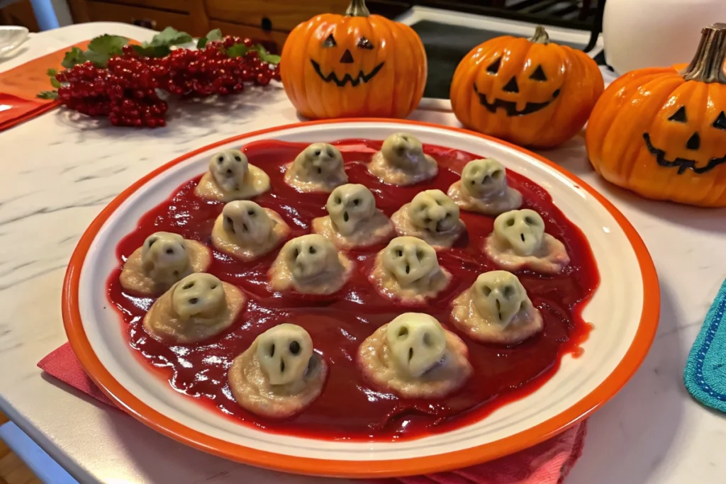 Mini Meatloaf Ghosts