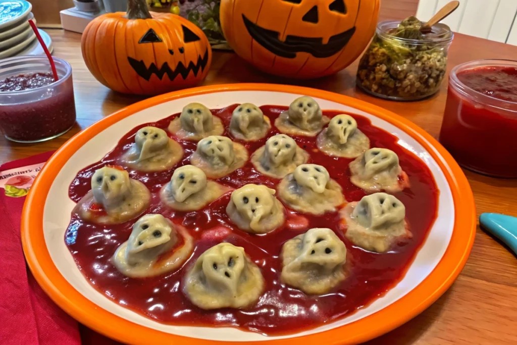Mini Meatloaf Ghosts