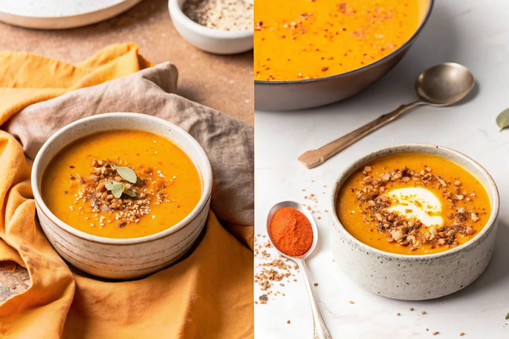 Pumpkin and Lentil Soup
