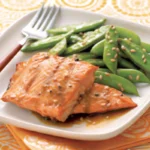 Sesame Salmon & Snap Peas