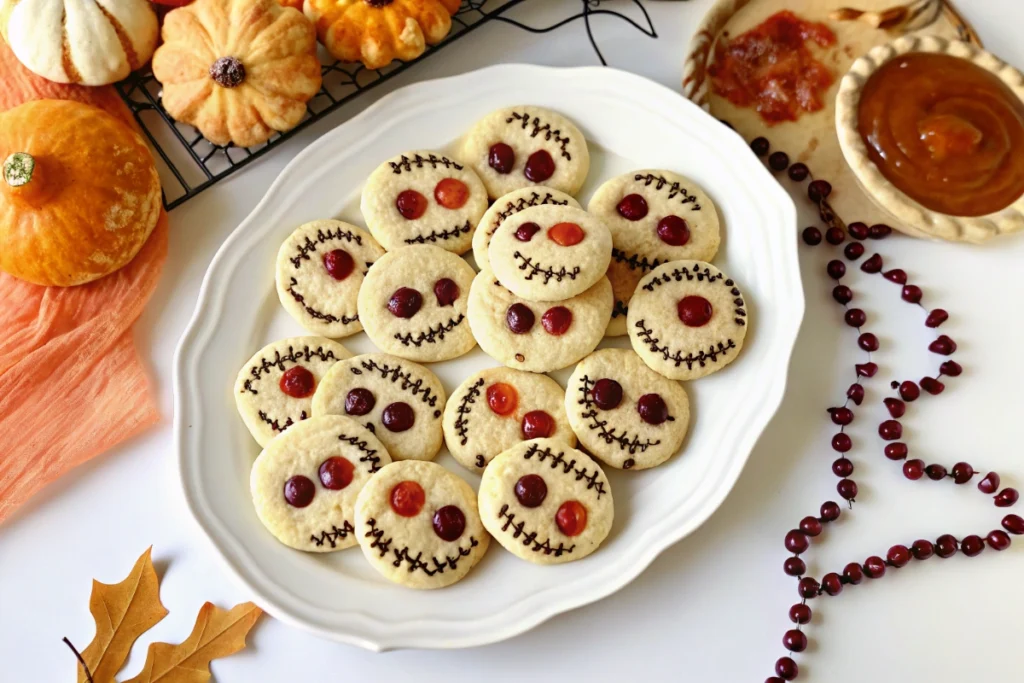 Skeleton Thumbprint Cookies