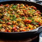 Skillet Salmon Potato Hash