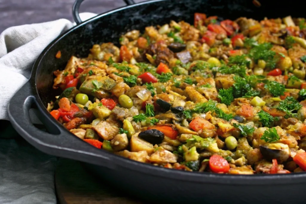 Skillet Salmon Potato Hash