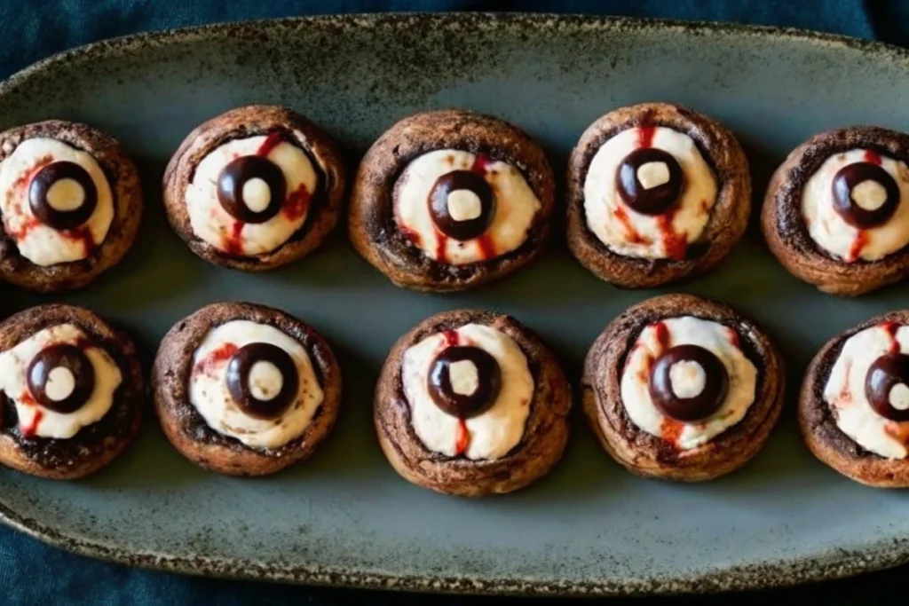 Stuffed Mushroom Eyeballs