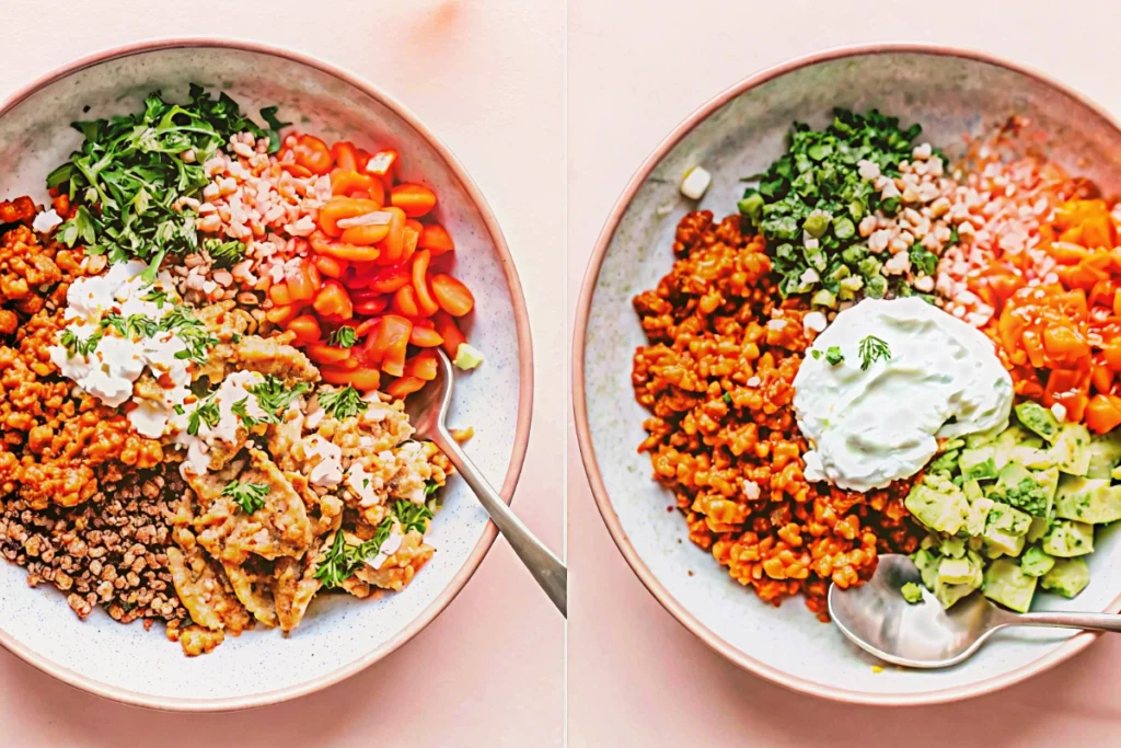 Sweet Potato Avocado Ground Turkey Bowl