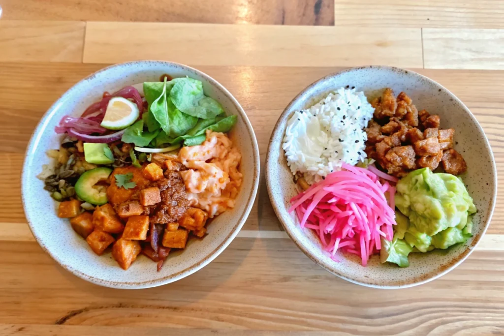 Sweet Potato and Cottage Cheese Turkey Taco Bowl