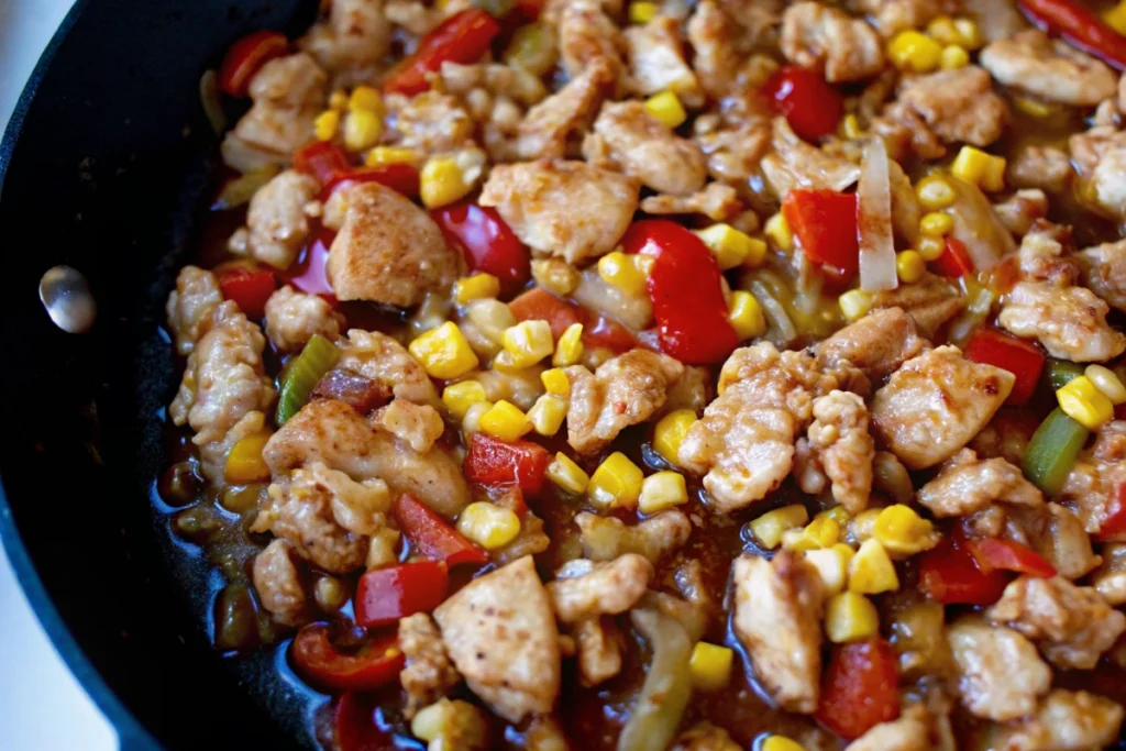 Tex-Mex Ground Turkey Skillet