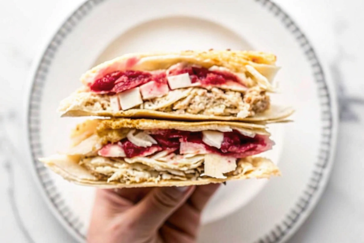 Thanksgiving Leftovers Tortilla Wrap