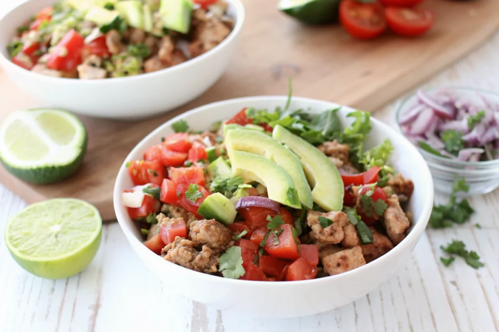 Whole30 Turkey Taco Salad