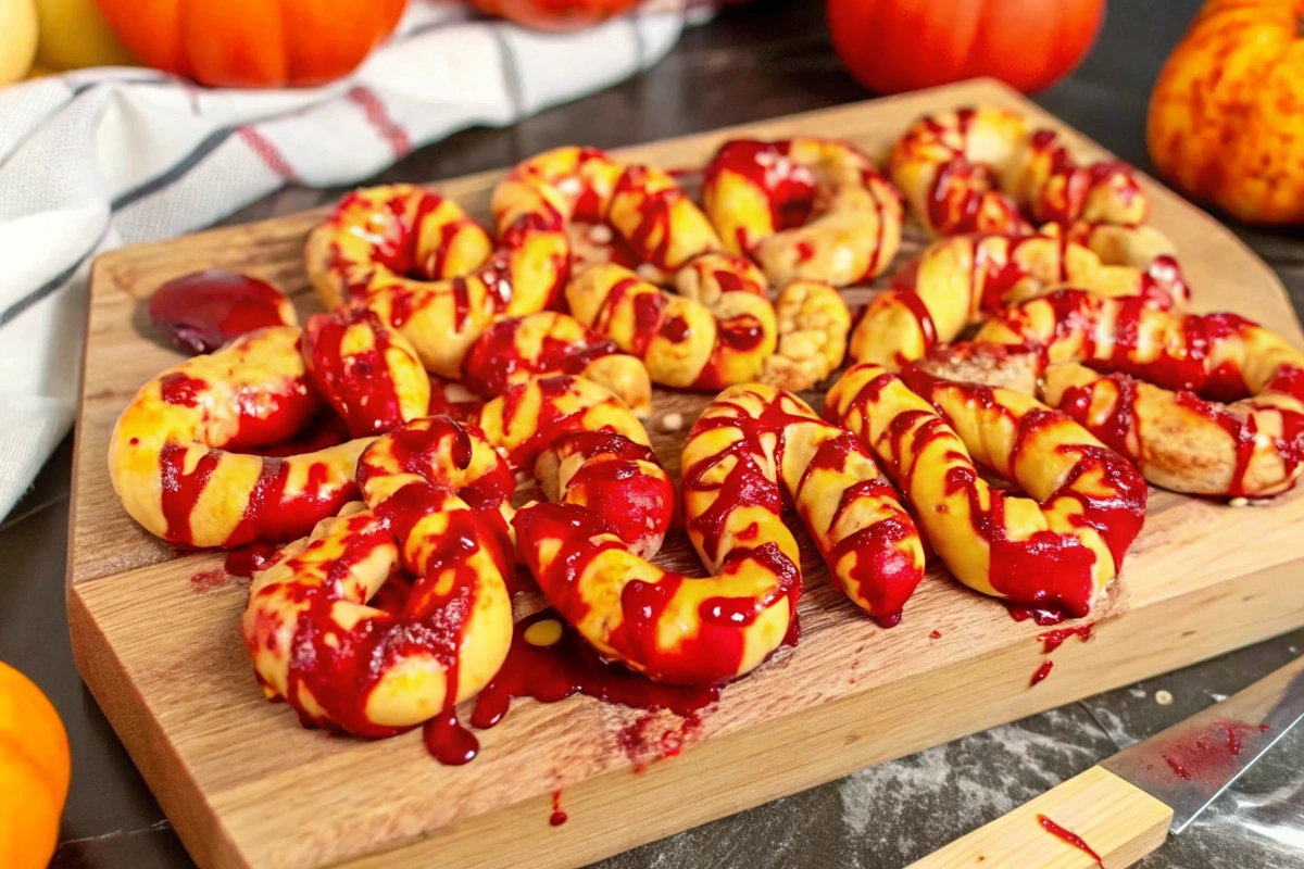 Zombie Guts Cinnamon Rolls