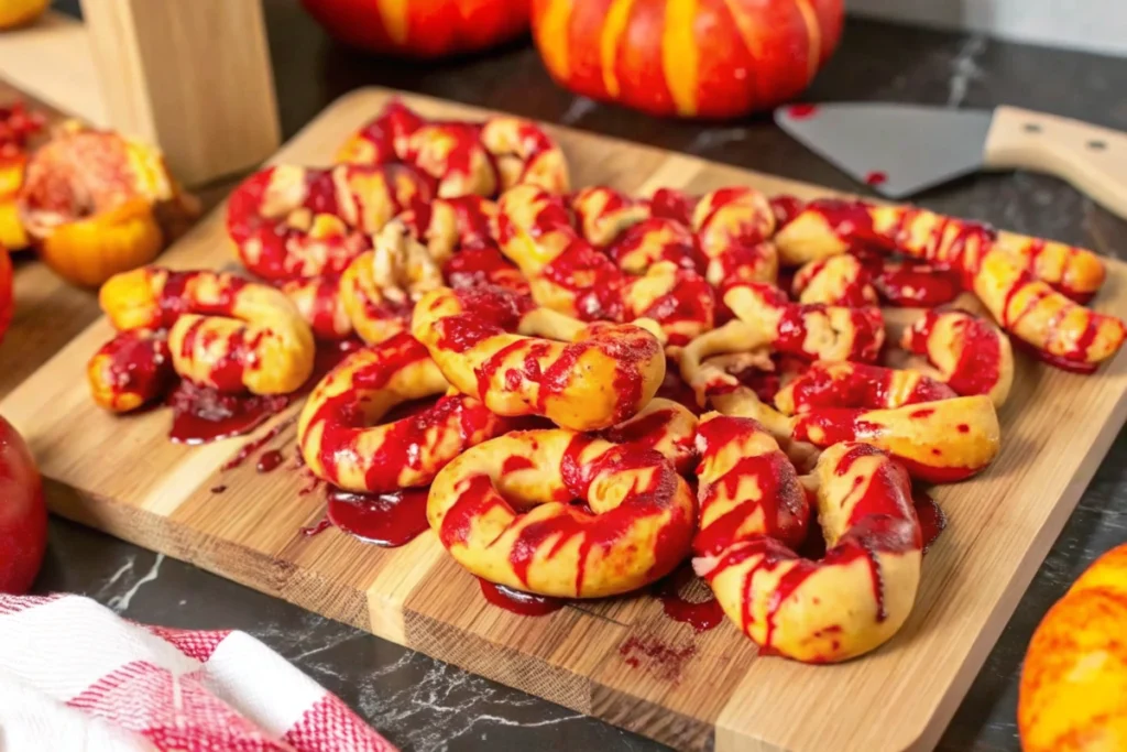 Zombie Guts Cinnamon Rolls