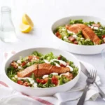 Baked Salmon with Quinoa Salad