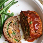Cheese Stuffed Turkey Meatloaf