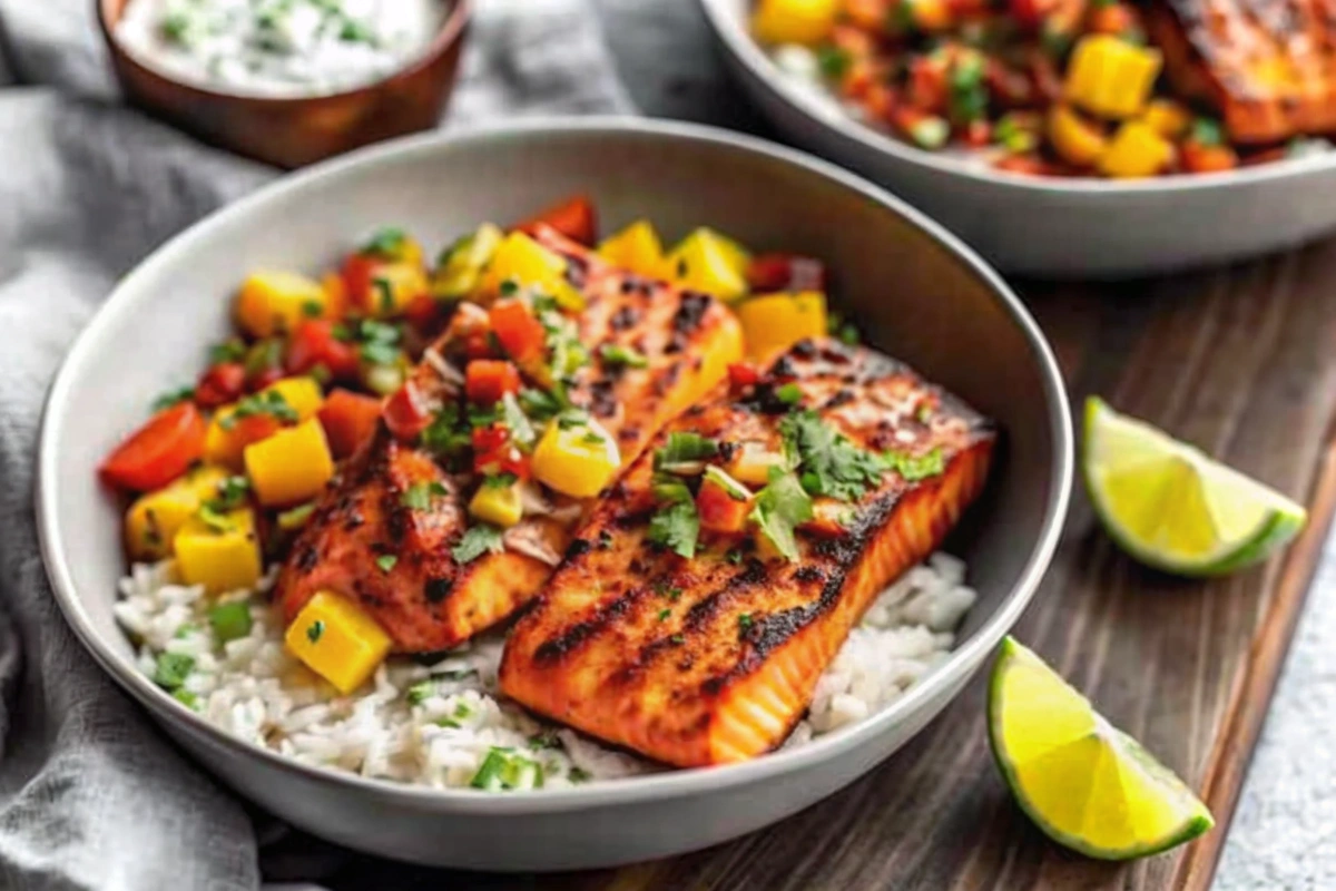 Chili Lime Salmon Bowls Ingredients