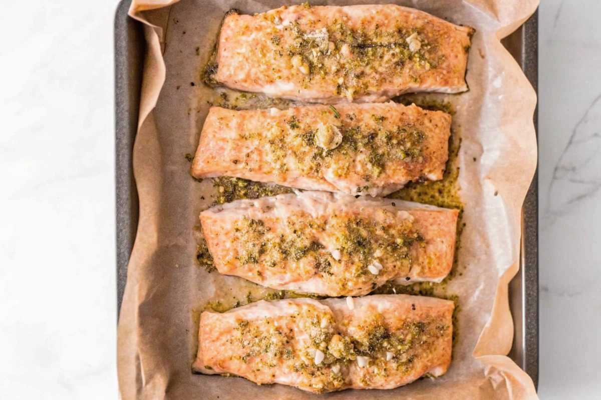 Costco Stuffed Salmon