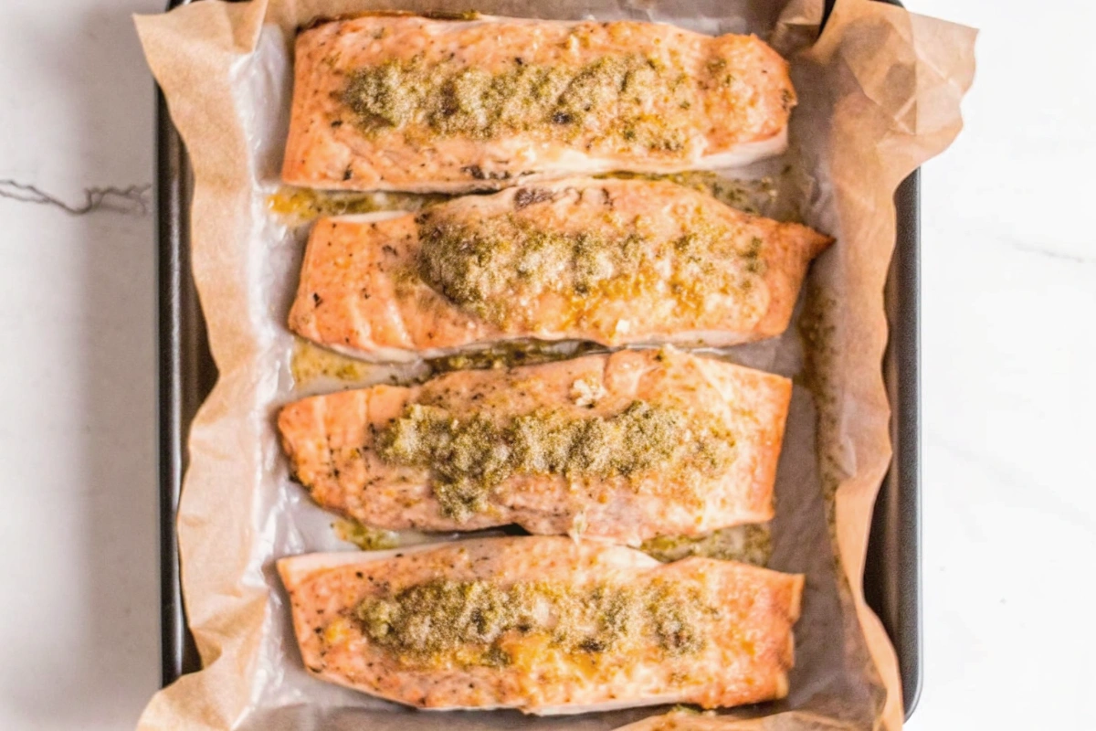 Costco Stuffed Salmon