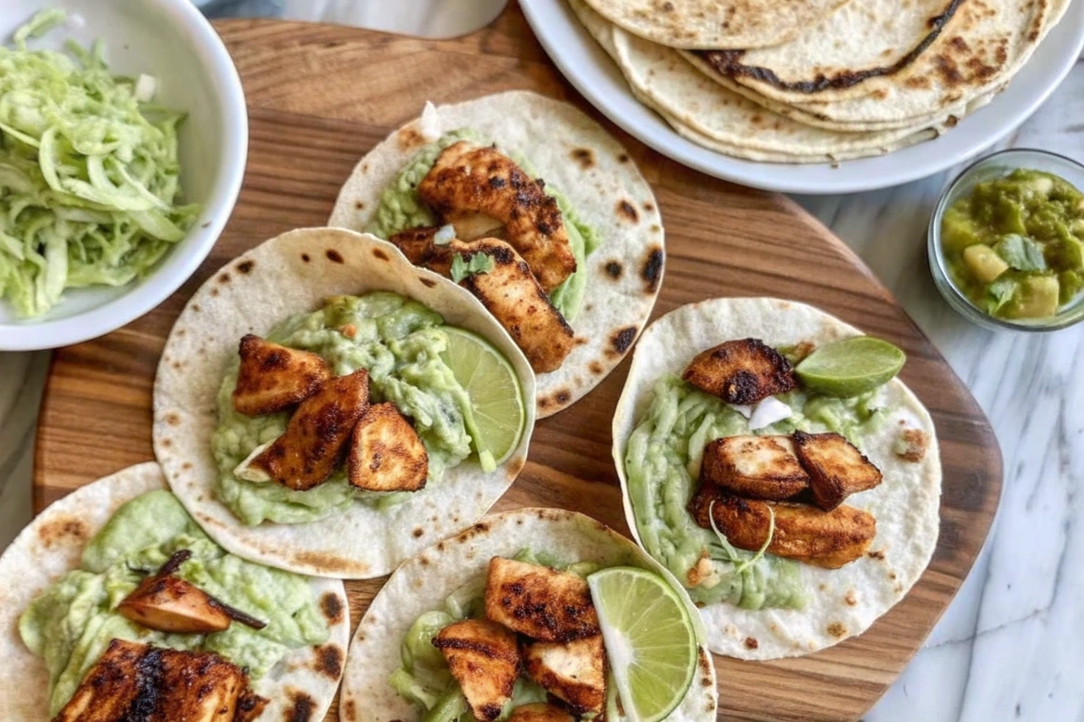 Crispy Salmon Tacos