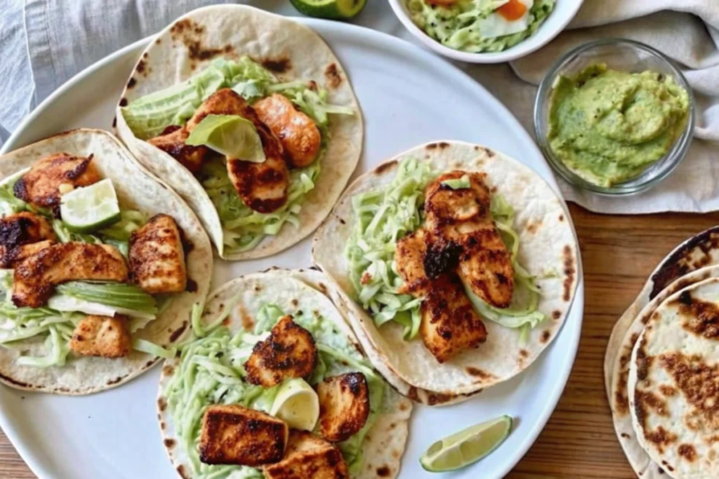 Crispy Salmon Tacos