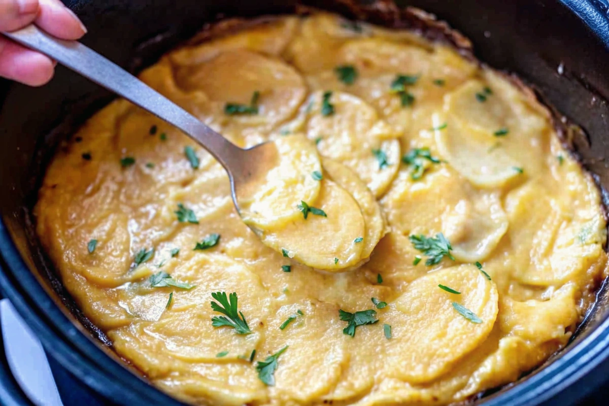 Crock Pot Scalloped Potatoes