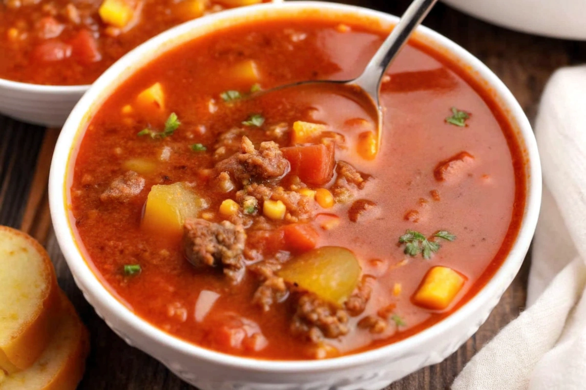 Easy Crock Pot Vegetable Beef Soup