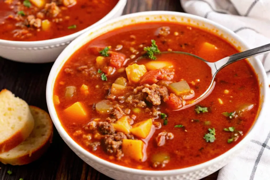 Easy Crock Pot Vegetable Beef Soup