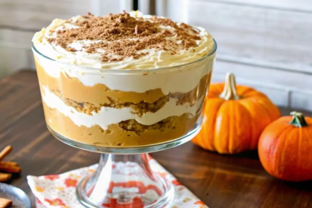 Easy Thanksgiving Pumpkin Trifle