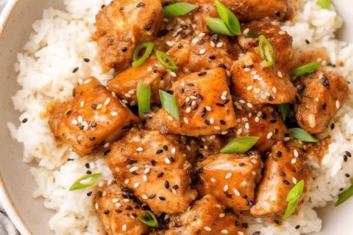 Ginger Sesame Salmon Bites