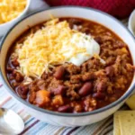 Ground Beef Chili