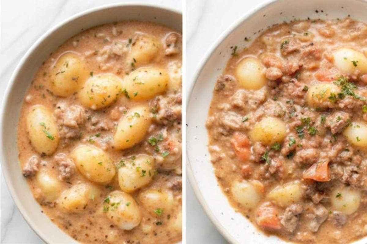 Ground Beef Gnocchi