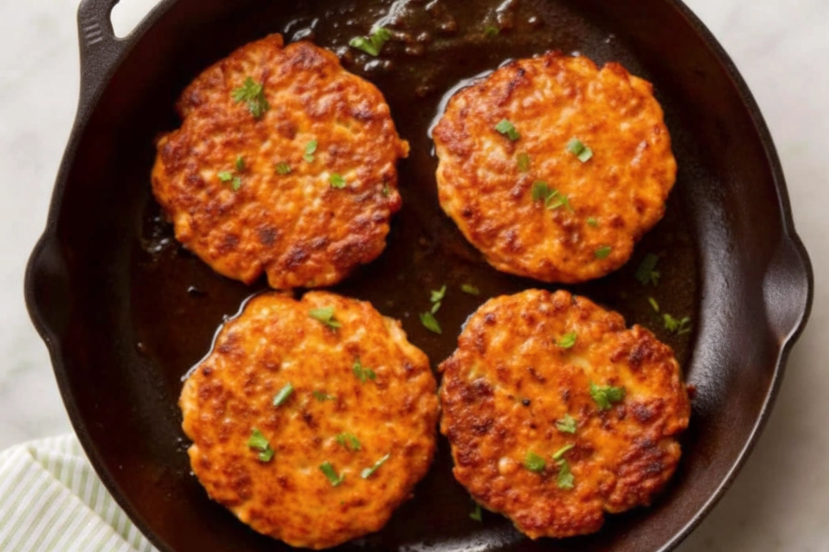 Harissa Orange Salmon Patties Recipe
