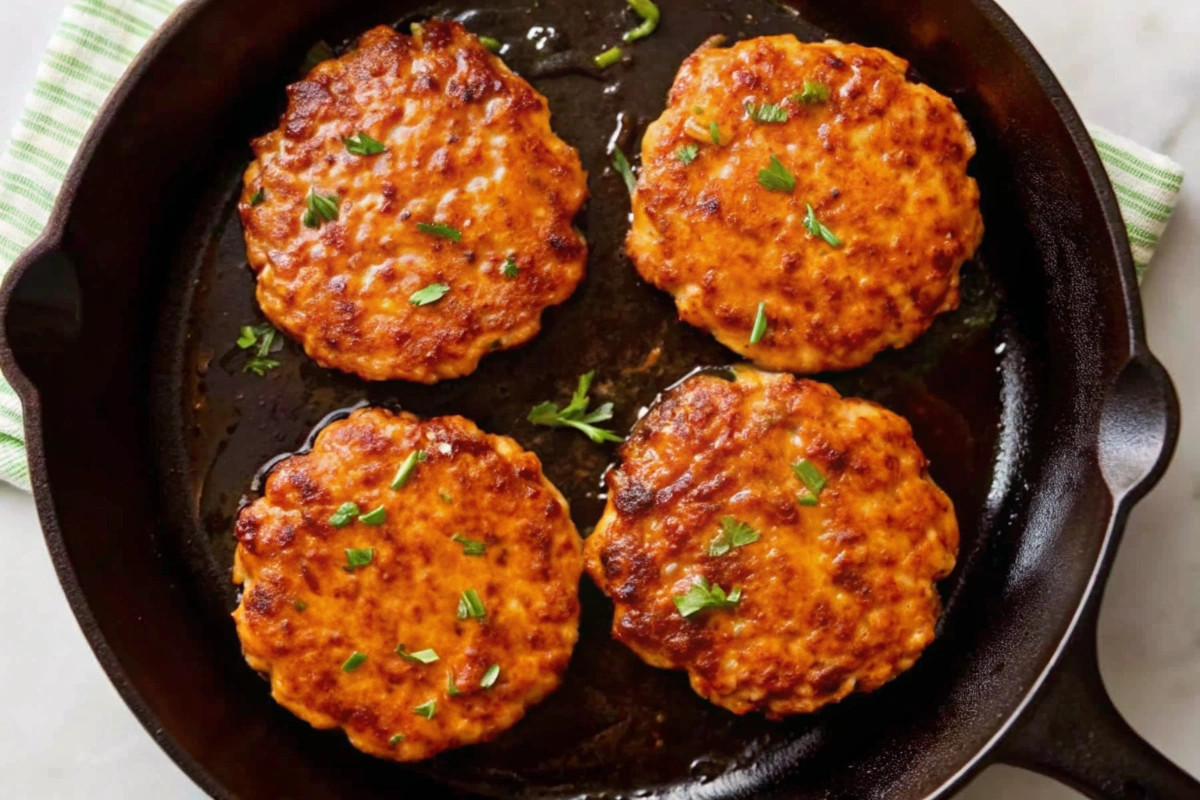 Harissa Orange Salmon Patties Recipe