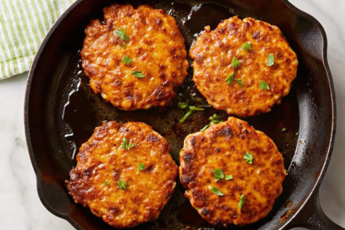 Harissa Orange Salmon Patties Recipe